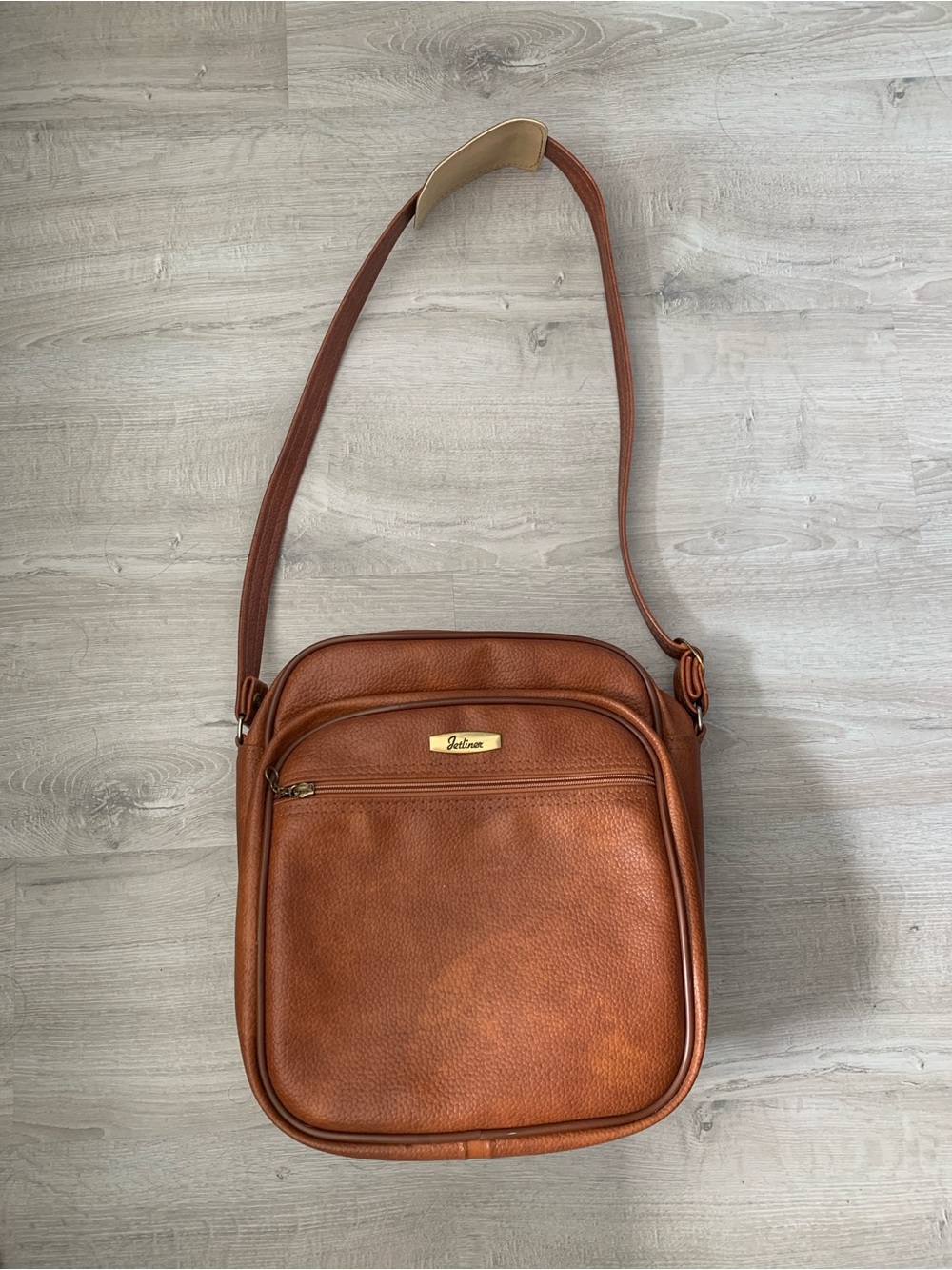 Vintage Leather Crossbody Bag
